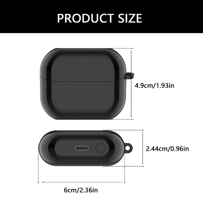 Portable Charging Storage Case With LED Power Indicator Lightweight Design For Buds 3 R530 On The Go Device Protective