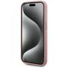 Karl Lagerfeld Wrinkled Metal Signature Case for iPhone 15 Pro Pink