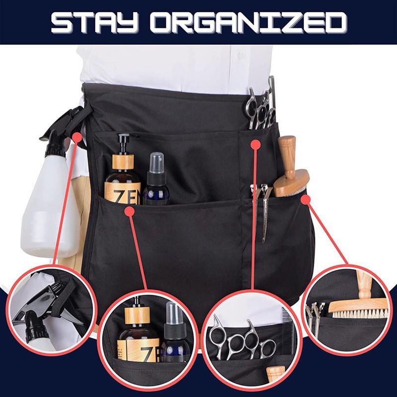 Apron Multi-purpose Portable Hair Salon Apron Tool Kit Hardware Tool Kit Gardening Tool Storage Bag