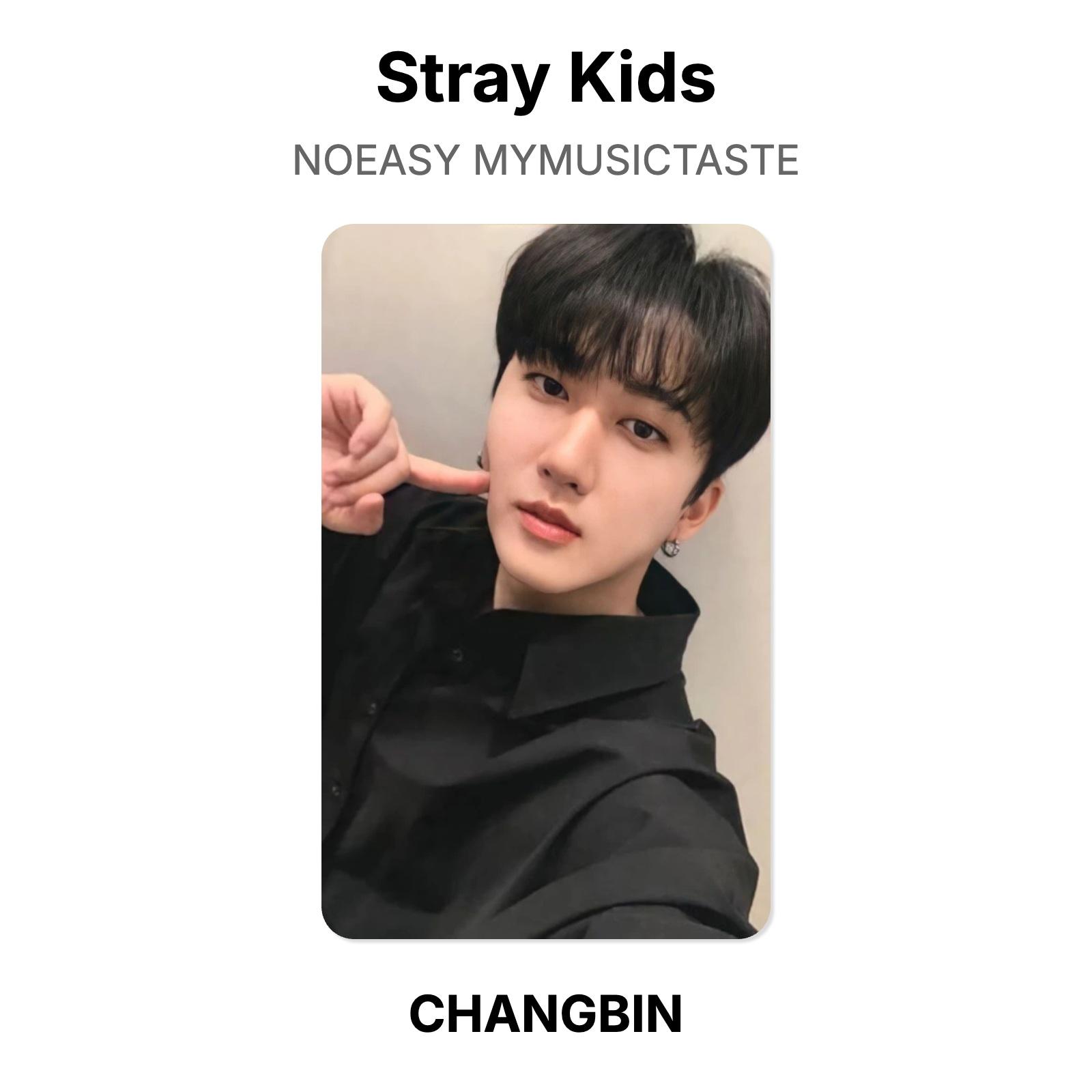 Stray Kids NOEASY MYMUSICTASTE Official Photocard CHANGBIN