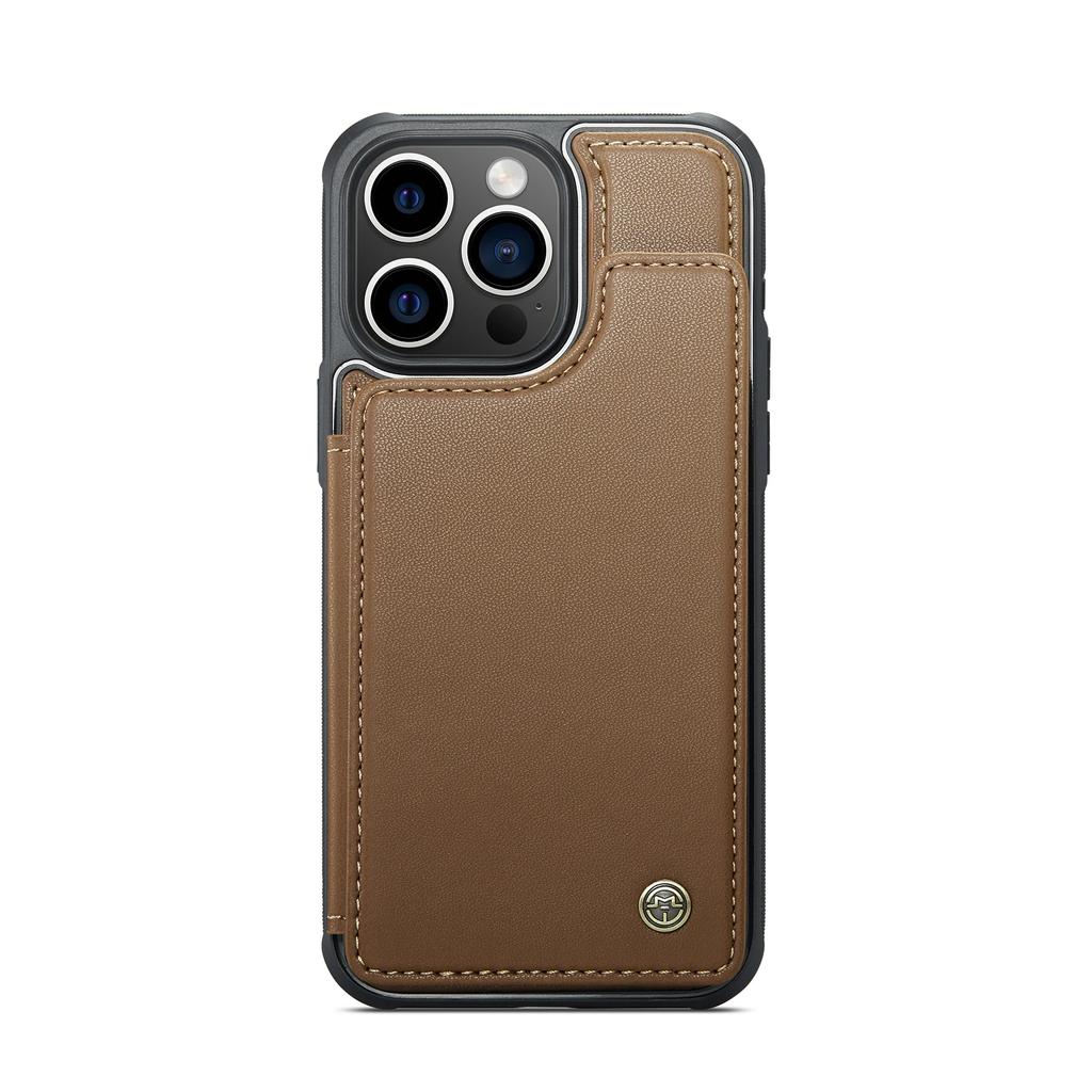 for iPhone 15 14 13 12 11 Pro Max XR SE 2025 Wallet Case with Card Holder&RFID Blocking PU Leather Kickstand Magnetic Clasp Case