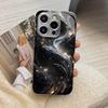 Traveling through galaxy fashion phone cases carcasa Smartphone Glass Phone Case for iPhone 17 16 15 14 13 12 pm Pro Plus fundas