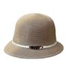 Spring And Summer Japanese Bucket Hat Straw Hat Women'S Short Brim Sun Protection Visor Hat Sequined Decorative Basin Hat Shows Small Face