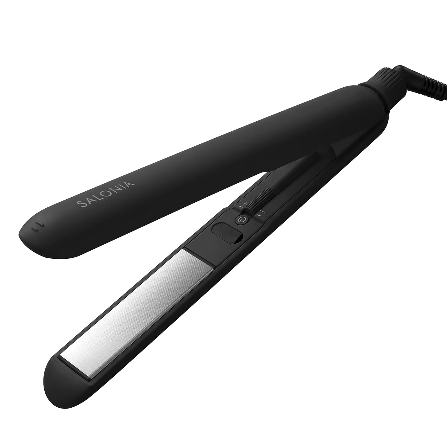 SALONIA Smooth Shine Straight Iron Hair 24mm Black