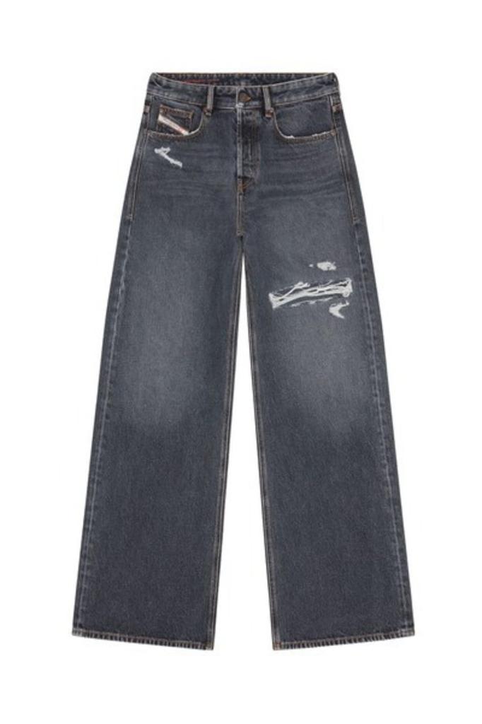 Denim Loose 02 [Diesel] Men's Pants, Fit, Straight, A06371007F6, 26inch, Black,