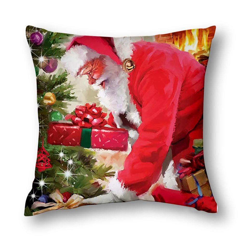 Christmas Decor Cushion Cover Winter Decor Bed Decor Pillow Cover Sofa Decor Cushion Cover Home Decor 40X40 45X45 50X50 60X60Cm