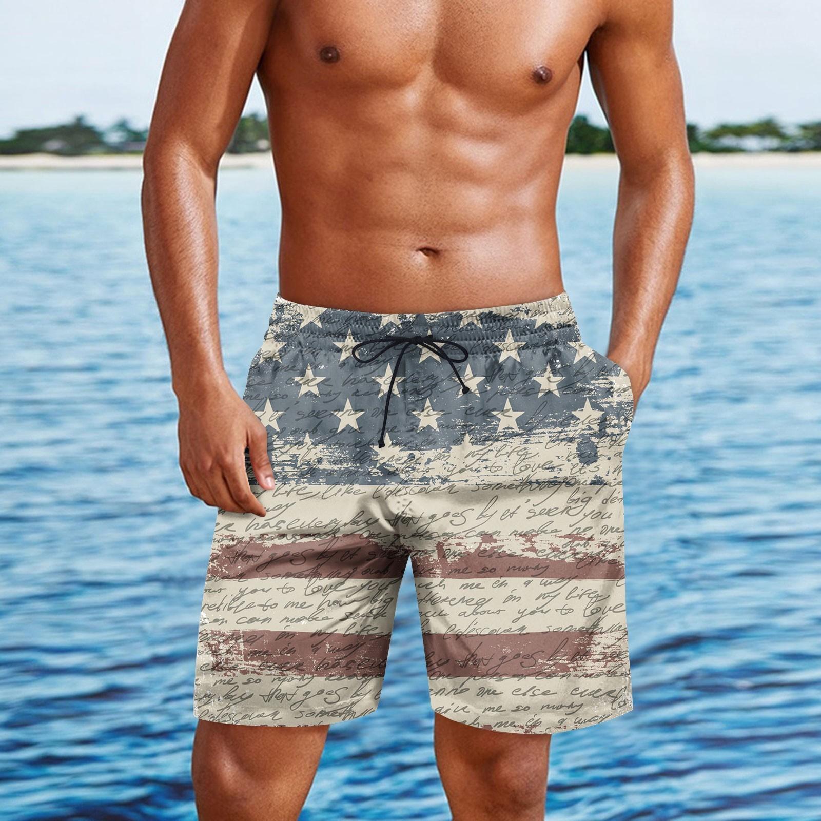 

Men s Independence Day Print Casual Fashion Shorts Men s Printed Loose Breathable Shorts L