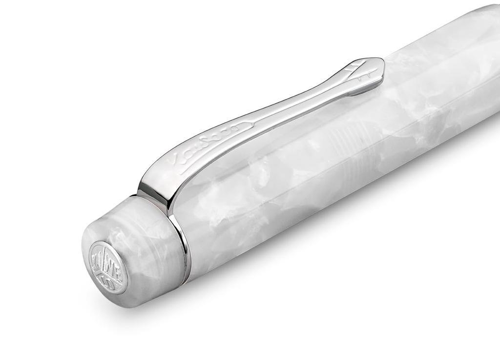 Kaweco Fountain Pen F Fine Nib Art Sport Mineral White 11000191
