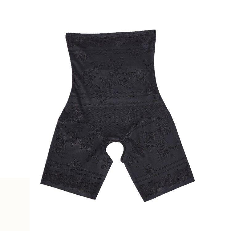 Thin High-Waisted Tummy Control Postpartum Shapewear with Open Crotch, Plus Size Available