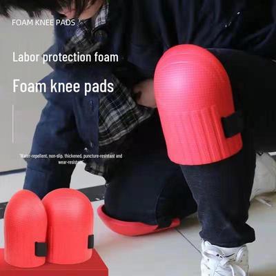 Durable, Moisture-Proof Knee Pads for Tile Laying and Cleaning - Enhanced Protection and Comfort