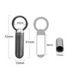 Titanium Alloy Sealed Capsule Storage Container Thread Bottle Multi-function Gadget Keychain Medicine Case  Waterproof Pill Box