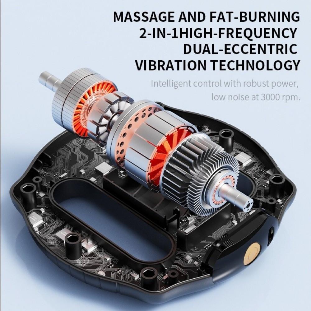 Portable Electric Fascia Ring Full-Body Muscle Handheld Massager Yoga