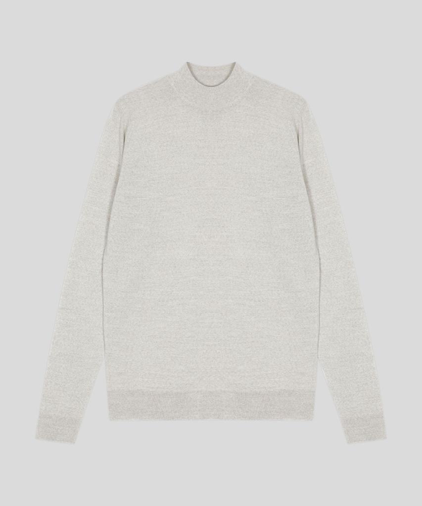 Jonseumedeulli Harcourt Merino Wool Mock Neck Knit Classic 10 Colors (A Type)