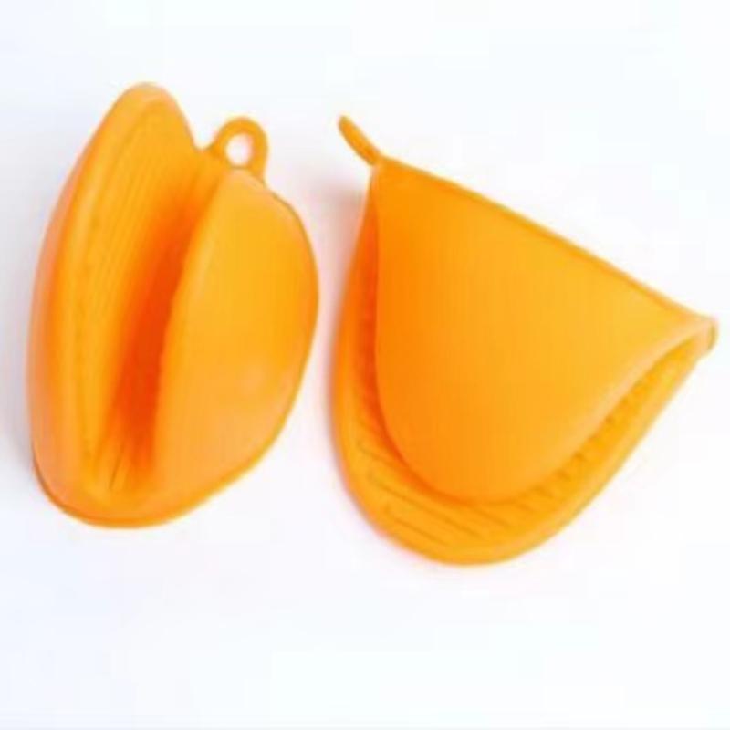 Silikon-Mini-Ofenhandschuh, isolierte Handklammern, verbrühungssicher, Mikrowellen-Ofenhandschuh, rutschfester Clip, Topfdeckel, Küchenutensilien
