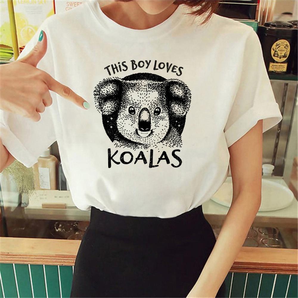 Australia Koala Tshirt Women Designer Anime T Shirt Girl Funny Y2k Japanese Clothes
