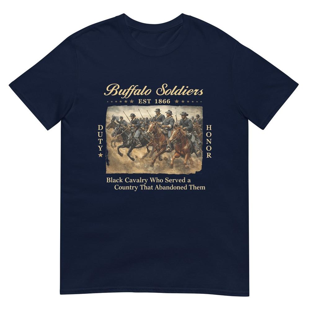 African American Black History Military Usa Buffalo Soldiers Tshirt S