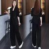 Women's Casual Two-Piece Suit: Stylish Wide-Leg Pants & Blazer Set for Spring/Autumn 2026