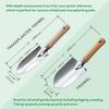 GTS07A Gardening Hand Tool Set, Wooden Garden Tool, Professional Gardener Tool Stainless Steel