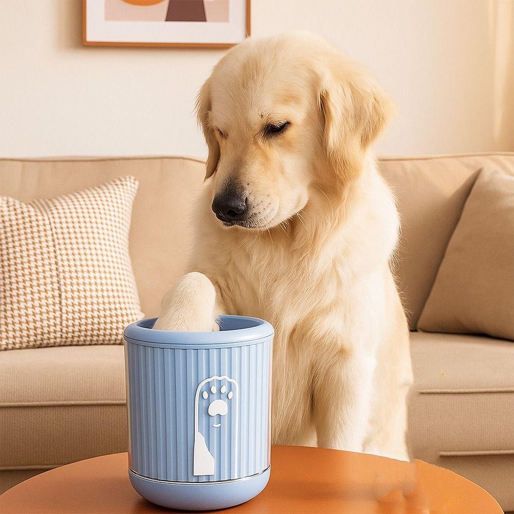 Soft Pet Foot-washing Cup Detachable Paw Cleaner Device Dog Foot Cleaning Cup  Paw Maintenance
