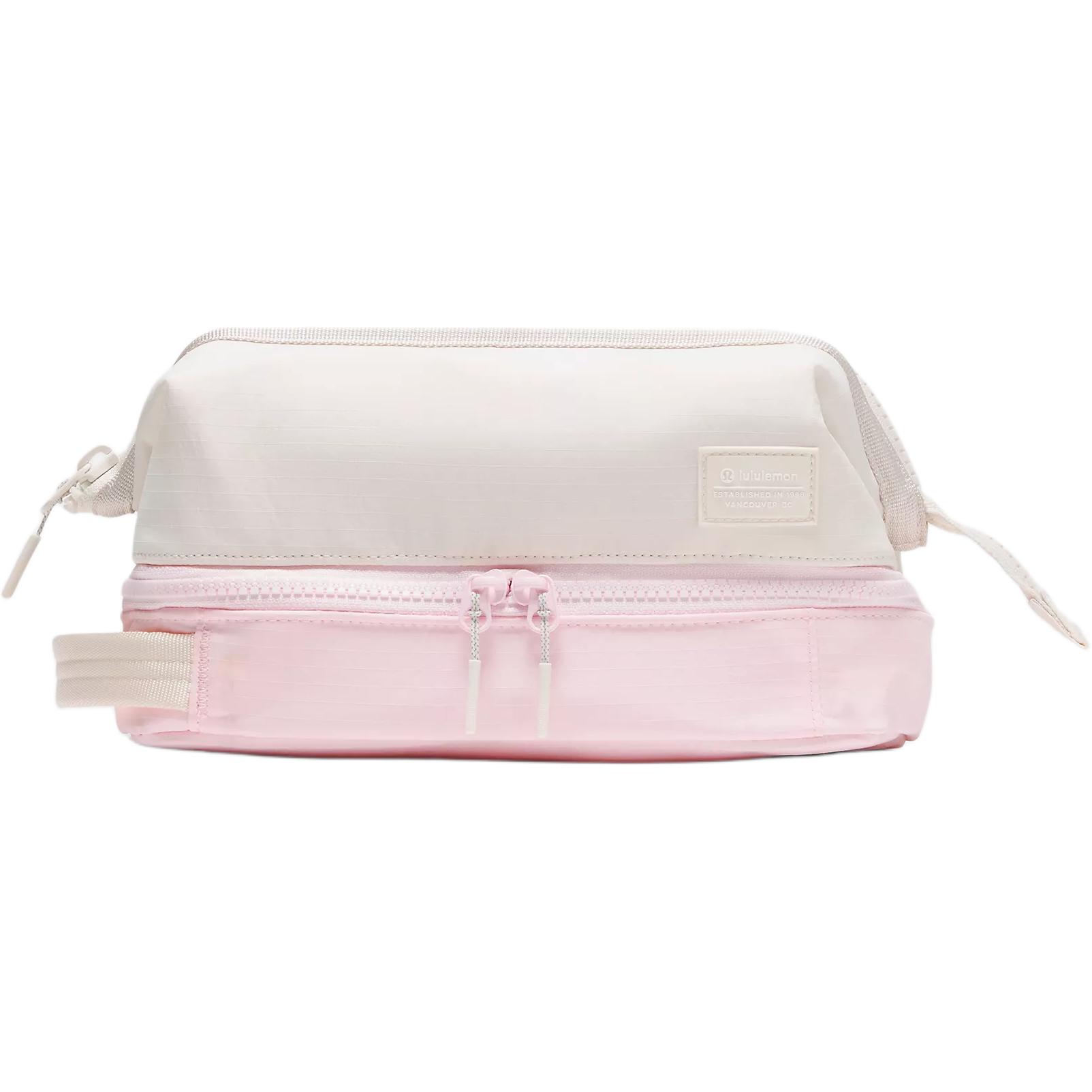 

Lululemon 4.5L Portable Versatile Nylon Toiletry Bag Unisex Toiletry Bag Light-Ivory Pink LU9CDBS-076469 Light Ivory & Pink