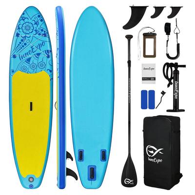 Φουσκωτή σανίδα Stand Up Paddle InnoExpo IE70G 335cm Μπλε Μέγιστο Φορτίο 190KG Πλήρης Εξοπλισμός Σανίδα SUP για Αρχάριους Οικογένεια