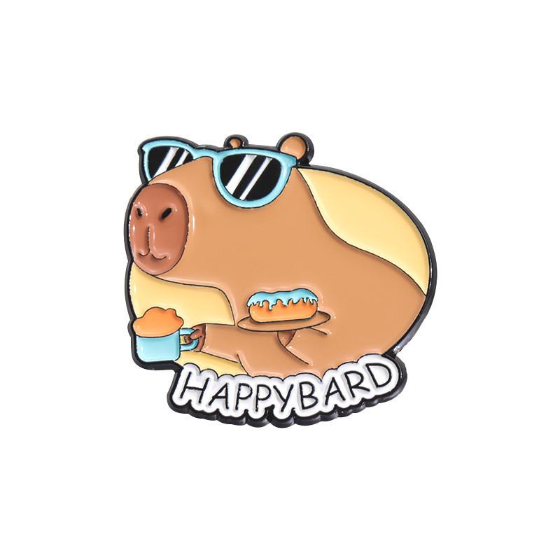 Animal Versatile Capybara Pins Set Perfect For Collectors Looking For Unique Pieces Decorative
