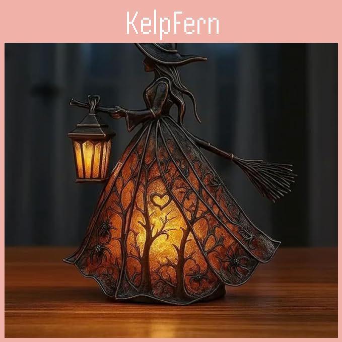 Halloween Witch Ghost Mermaid Lamp With Usb Power For Party Decor And Gift Giving
