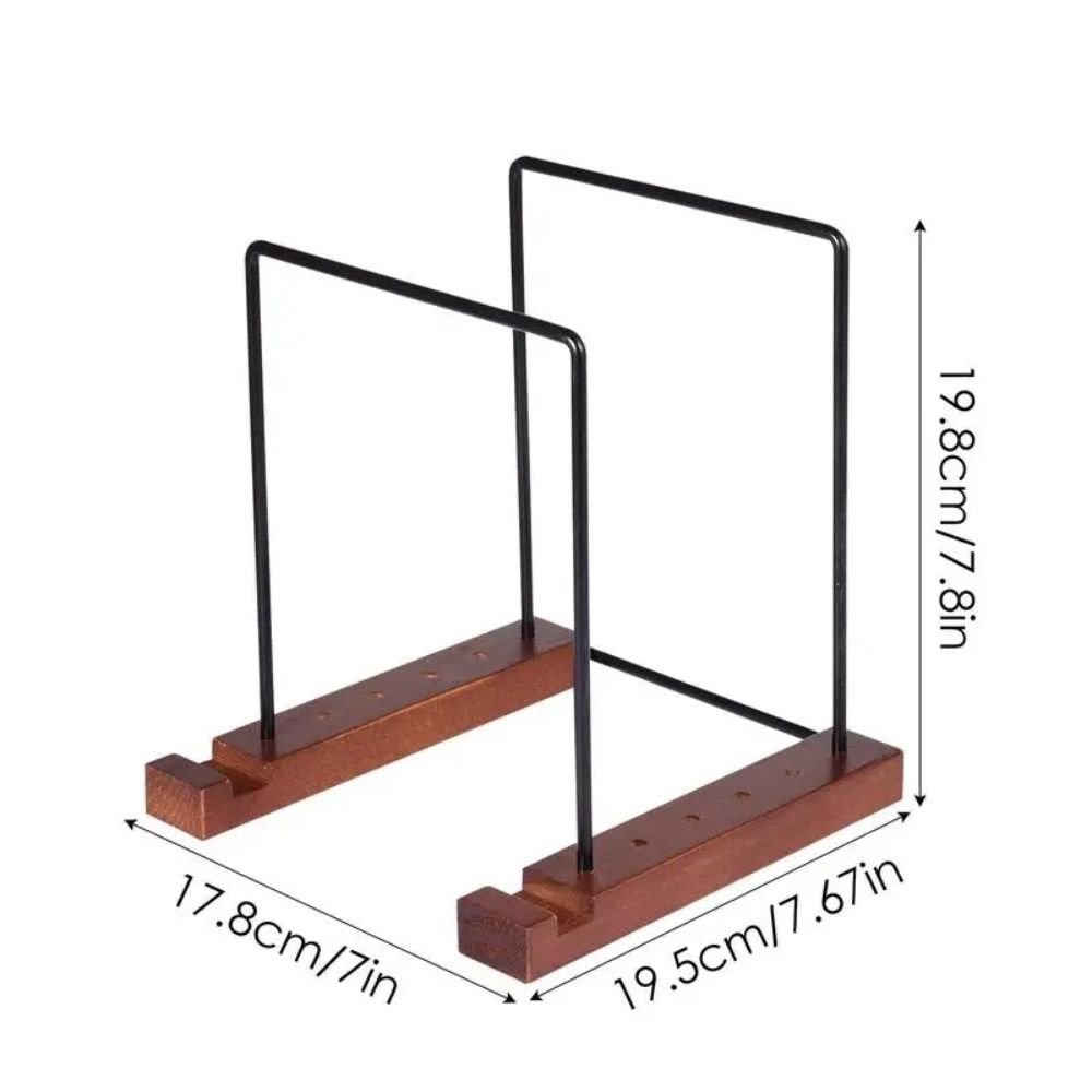 Large Capacity Record Stand Black Iron Deskop Rack Room Decorations Vinyl Record Holder  Books