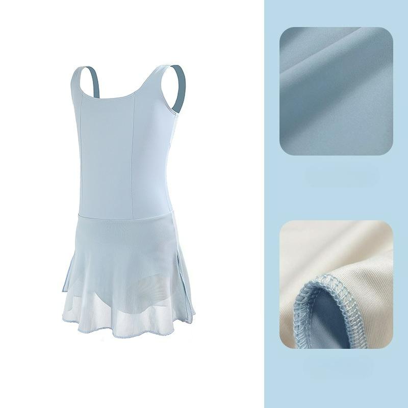 Dětské taneční oblečení na ramínka, Dívčí baletní sukně, Dětské taneční oblečení, Oblečení na fyzickou gymnastiku, Léto