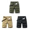 Summer Men Cargo Shorts With Water Wash Cotton Fabric For Teen Casual Wear