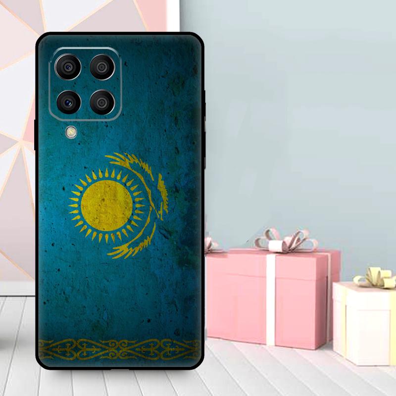 Kazakhstan Flag Case For Samsung Galaxy M06 M11 M31 M14 M34 M54 M12 M32 M52 M15 M13 M16 M36 M56 M53 M35 M55