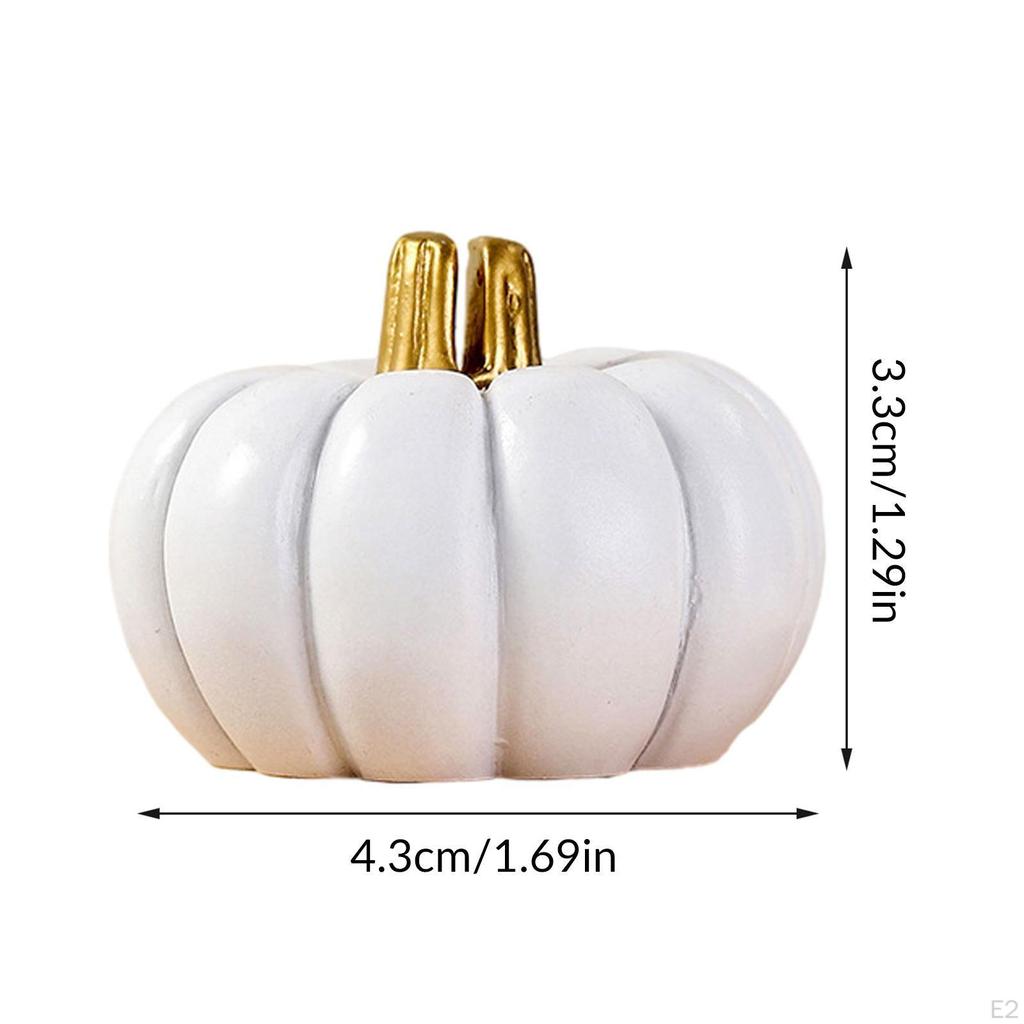 Mini porta-cartões de abóbora, suporte de mesa, outono para o Dia de Ação de Graças