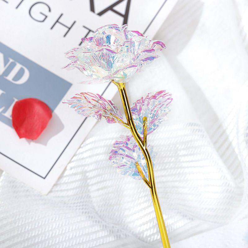 

Подарок своими руками из золотой фольги на День святого Валентина, Циси, День матери и дни рождения 8cm Width x 25cm Height белый