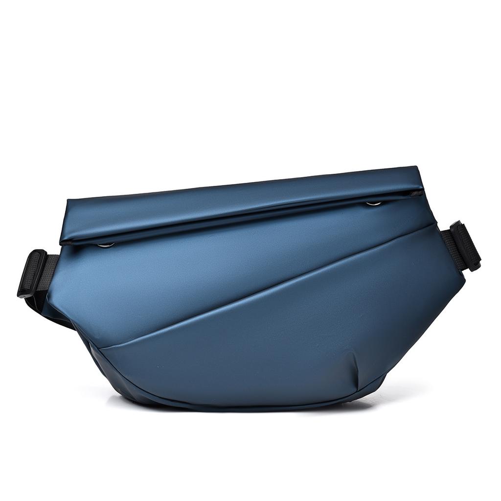 Men's Motorcycle Crossbody Bag, Water-repellent Multi-functional Chest Bag, Cool Crossbody Single-shoulder Bag