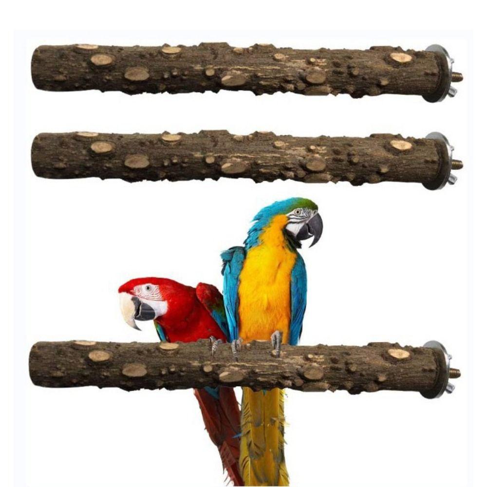 10/15/20/25/30cm Bird Claw Beak Grinding Bar Pepper Wood Bird Cage Sticks Bird Standing Pole Bite Resistant