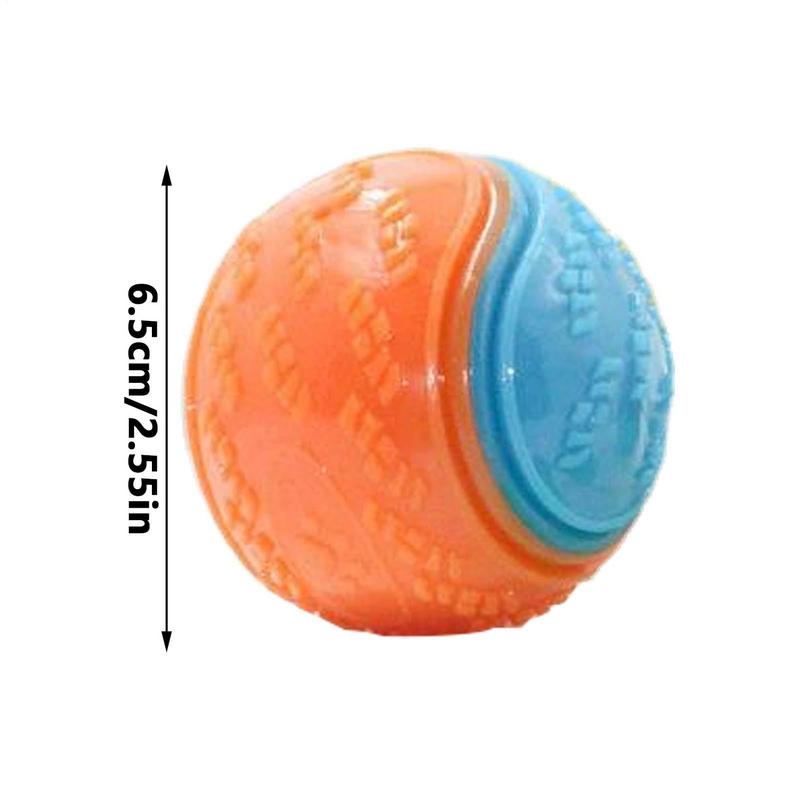 Dogs Interactive Toys Soft TPR Toys for Dog Pet Teeth Cleaning Bite Resistance Squeaky Dog Ball Toy Pet Products Accessories