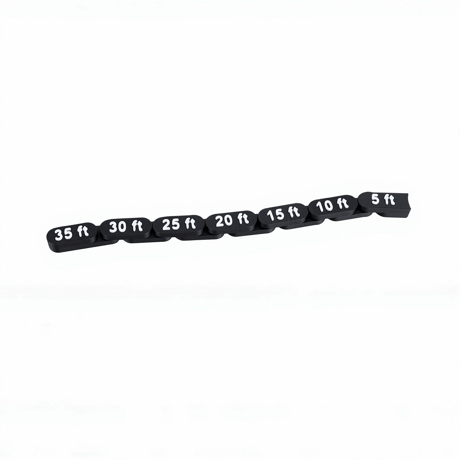 Articulated Movement Ruler Flexible Jointed Chain Ruler Board Game Chain Measuring Tool for Measuring Curves Corners