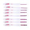 8pcs Crochet Hooks Curved Soft Handle Comfortable Portable Knitting Tool for Weaving EnthusiastPink