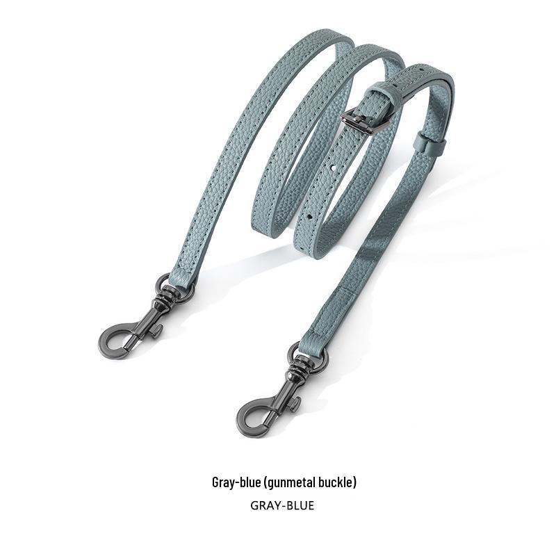 Mahuangshi Echtes Leder Litschi-Muster Taschenriemen A-74 - Dünner, langer Schulterriemen aus Rindsleder für Umhängetaschen, Einzelkauf.