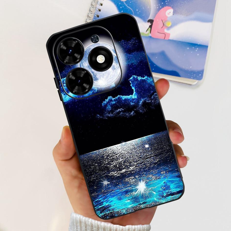 For Tecno Spark 20C Case Spark 20 Pro Cover Popular Flower Butterfly Clear Silicone Phone Cases For Tecno Spark 20 Spark20 Funda
