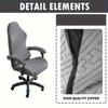 4pcs Gaming chair cover, modern solid colour Great Wall grid gaming chair cover, suitable for internet cafe