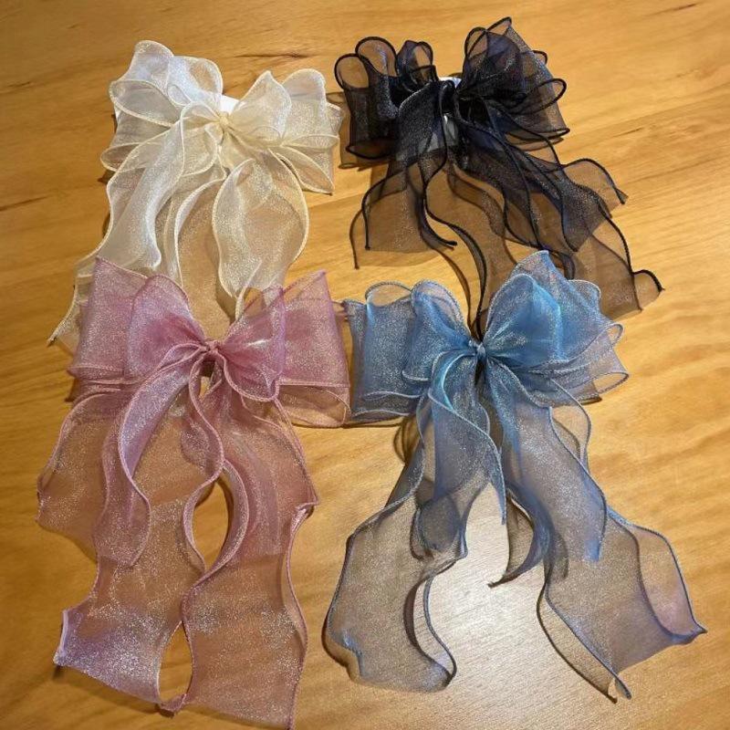 

Korean Style Multi-layer Princess Bow Hairpin Clip синий