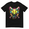 Softball Girl Ice Cream Softball Drip TShirt