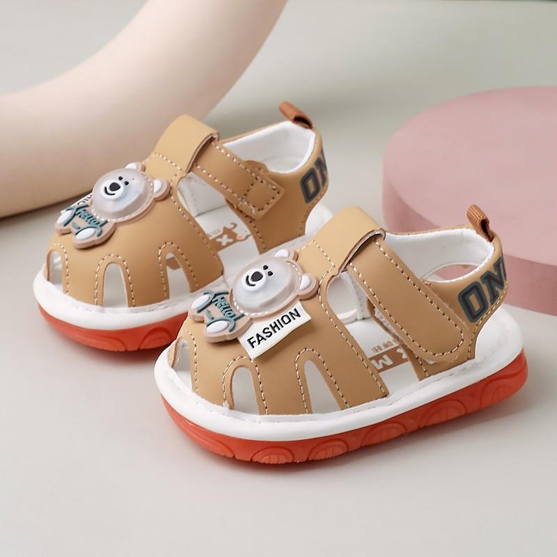 Children's Beach Shoes Boys' Soft Bottom Baotou Crash Sandals Fashion Girls' ROMAN SANDALS