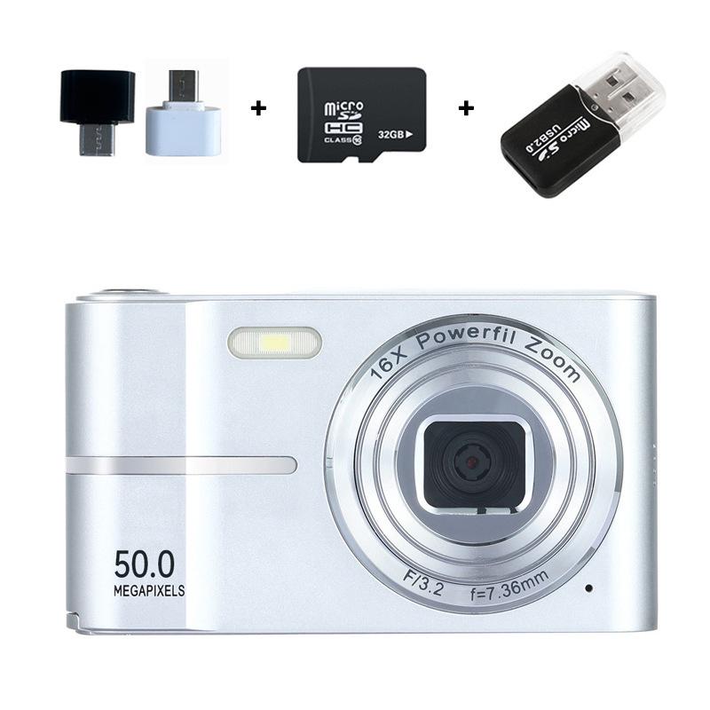 High-Resolution CCD Student Mirrorless Camera - Portable Digital Card Camera