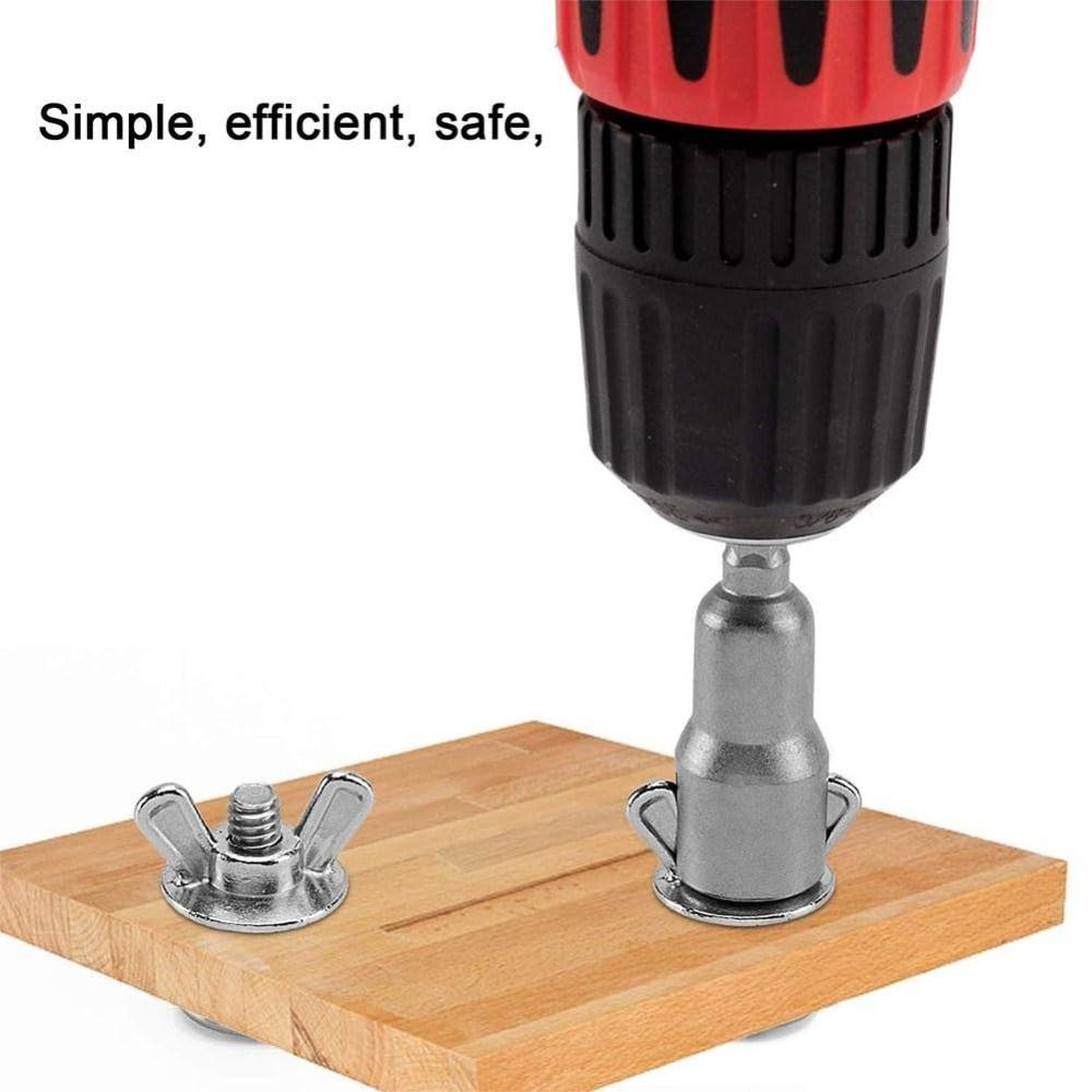 Eye Bolt Drive Drill Bit Butterfly Wing Nuts Bolts Hardware Accessories Power Wing Nut Driver Bit