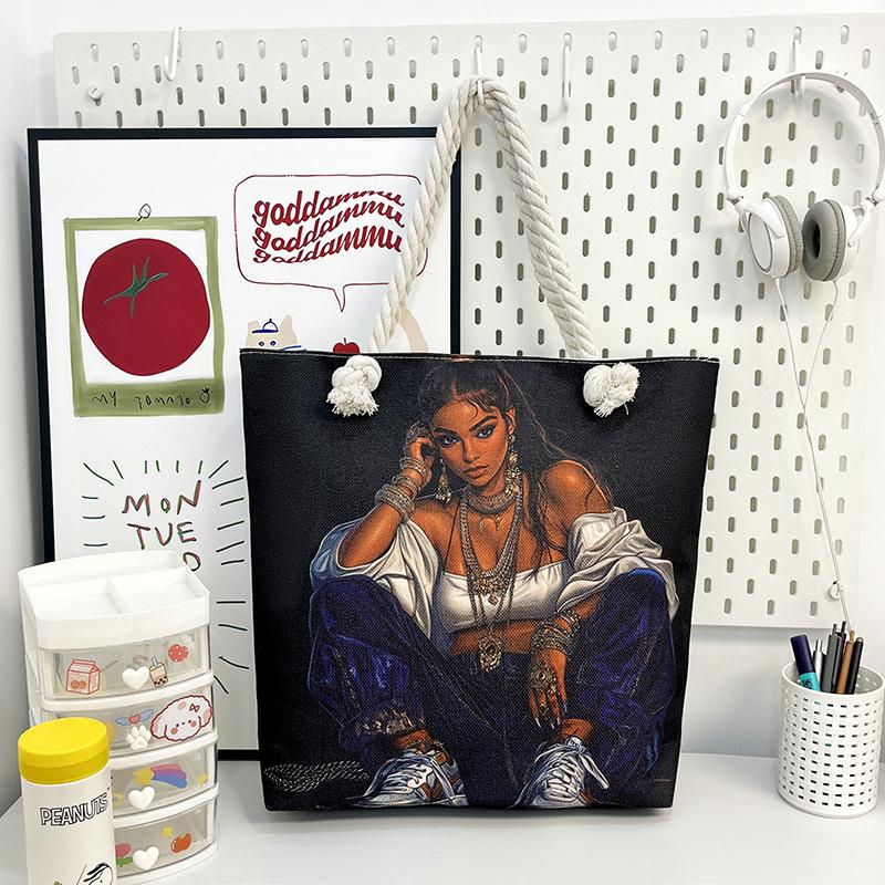 Single-shoulder Bag Women's Bag Hand-held Student Shopping Bag