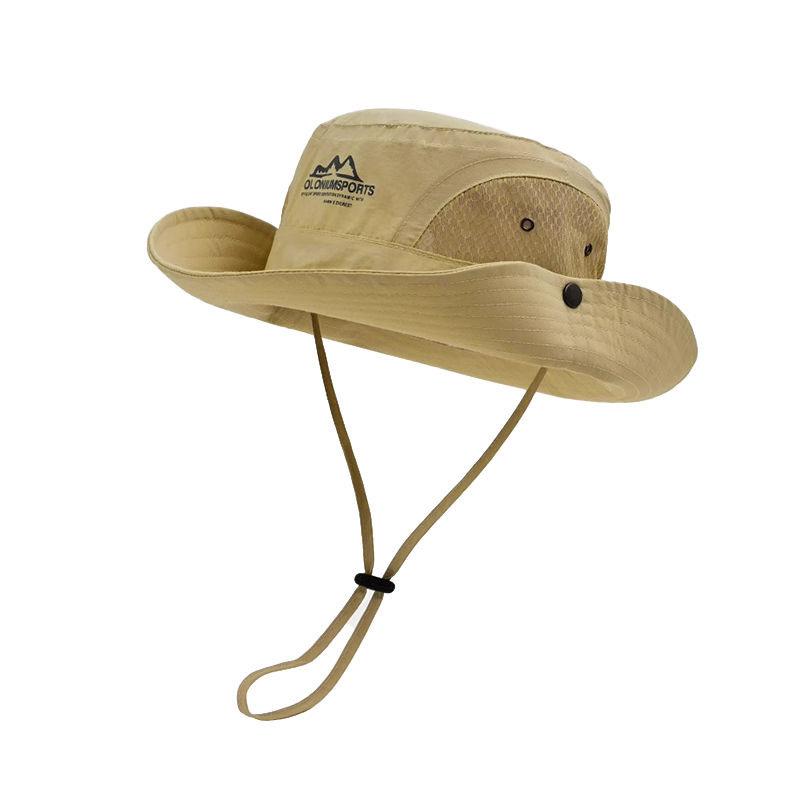Outdoor Fishing UV Protection Bucket Hat Western Cowboy Hat Men and Women Hiking Camping Mountain Sun Hat