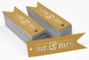 Inkdotpot Pack Of 100 Thank You From The New Wedding Favor Paper Tags Craft Real Gold Foil Hang