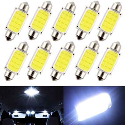 10 teile/satz 31mm 36mm 39mm 41mm Auto COB Innen Auto Led-lampen Lampe Innen Dome Lichter platte